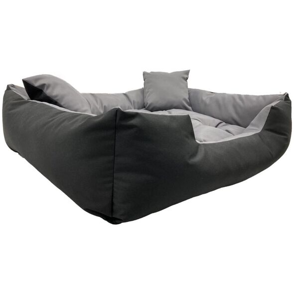 AIO Europe Legowisko dla psa ECCO 130x100 / 145x115 cm szaro-czarne