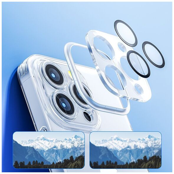 Joyroom Joyroom 14Q Case etui iPhone 14 Pro obudowa pokrowiec z osłoną na aparat przezroczysty (JR-14Q2 transparent)