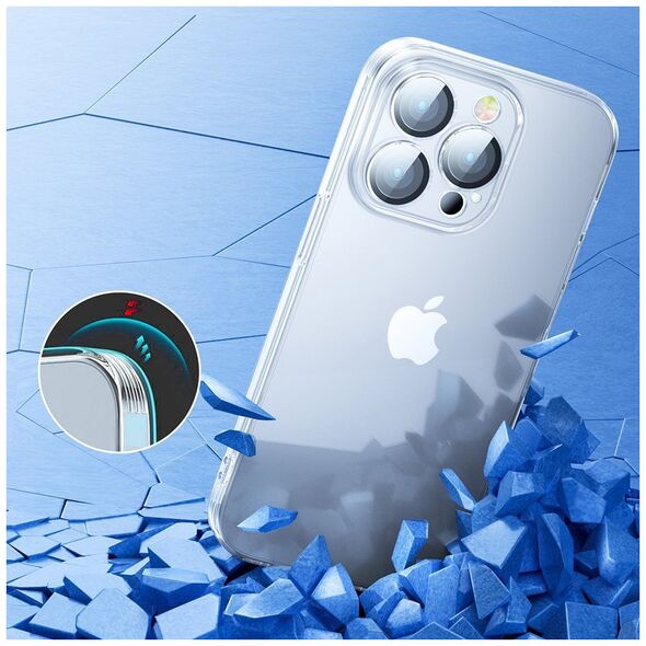 Joyroom Joyroom 14Q Case etui iPhone 14 Pro obudowa pokrowiec z osłoną na aparat przezroczysty (JR-14Q2 transparent)