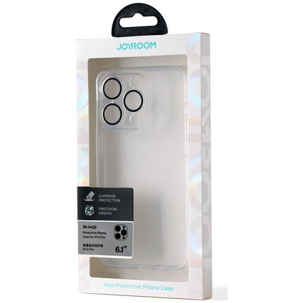 Joyroom Joyroom 14Q Case etui iPhone 14 Pro obudowa pokrowiec z osłoną na aparat przezroczysty (JR-14Q2 transparent)