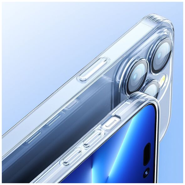 Joyroom Joyroom 14Q Case etui iPhone 14 Pro obudowa pokrowiec z osłoną na aparat przezroczysty (JR-14Q2 transparent)