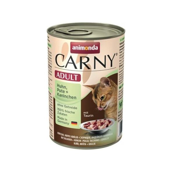 Animonda Carny Karma Adult Kurczak + Indyk + Królik puszka 400g