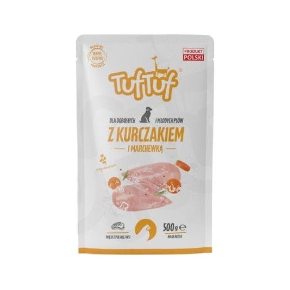 BULT TUF TUF Saszetka mielonki dla psa Kurczak z Marchewką 100g
