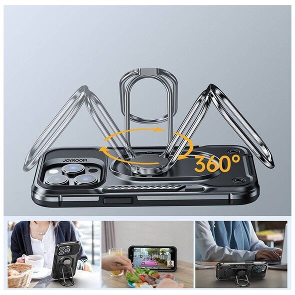 Joyroom Etui Joyroom Dual Hinge Apple iPhone 14 czarne