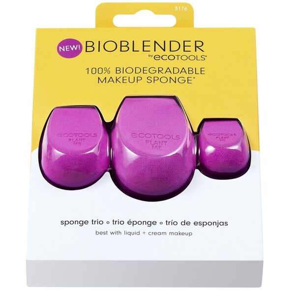 EcoTools EcoTools, Bioblender, Σφουγγάρι Μακιγιάζ, x3 τμχ, Μωβ για γυναίκες 13169417 79625031768