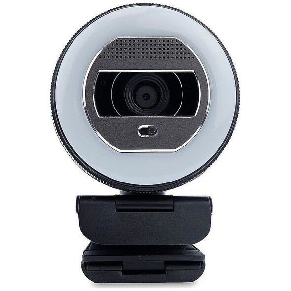 Terra TERRA Webcam Halo με LED-Lichtkranz (C1868pro) και Privatschieber Full-HD, Auto Focus, Stereo Mic, Privacy Slider 13216415 4039407076239