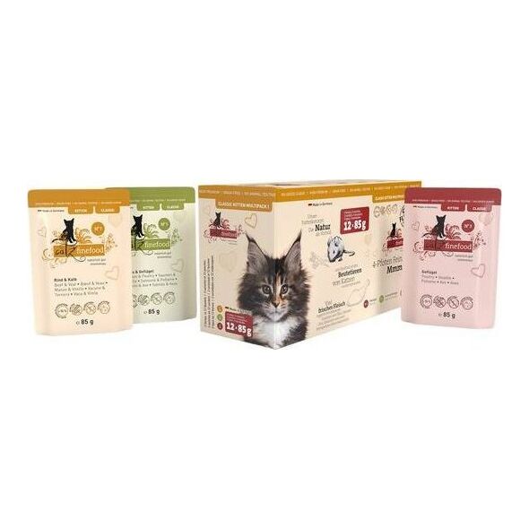 Catz Finefood Catz Finefood Karma Dla Kociąt Mix Saszetki 12x85g