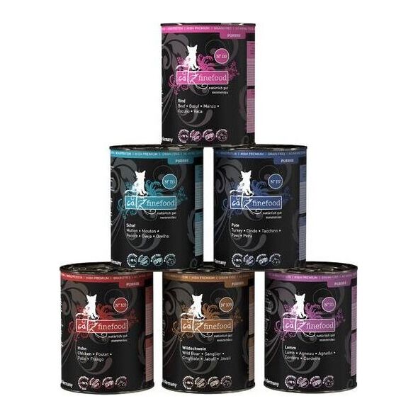 Catz Finefood Catz Finefood Pur Karma Dla Kota Mix Puszki 6x400g
