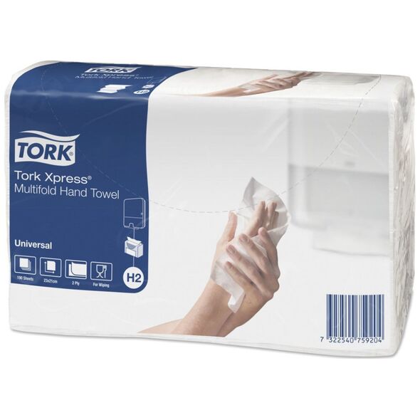 Χαρτί πετσέτας Garmin Leaflet Tork Xpress Multifold Universal H2 2 στρώσεις, 23,4 x 21,3 cm (20 τμχ) 13283657 7322540759310