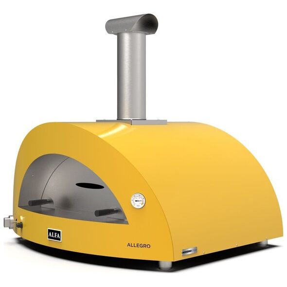 Alfa Forni Alfa Forni Moderno 5 Pizzas Wood Yellow 13335963 8056471416804
