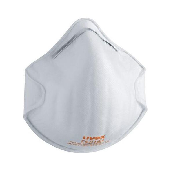 Uvex Respiratorius Uvex Silv-Air Classic 2210 FFP2, puodelio tipo su vožtuvu, baltas, 3 vnt mažmeninėje pakuotėje 13462642 4031101956022