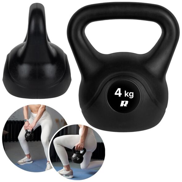 Kettlebell Rebel Kettlebell bitumiczny 4 kg REBEL ACTIVE