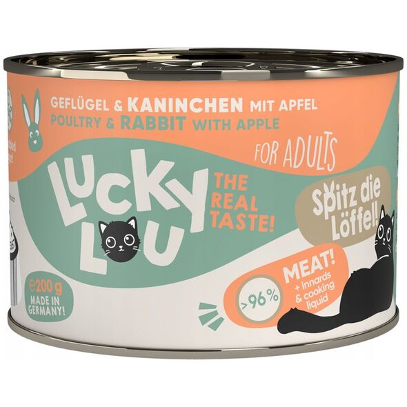 Lucky Lou Lucky Lou Lifestage Adult Drób i królik puszka 200g