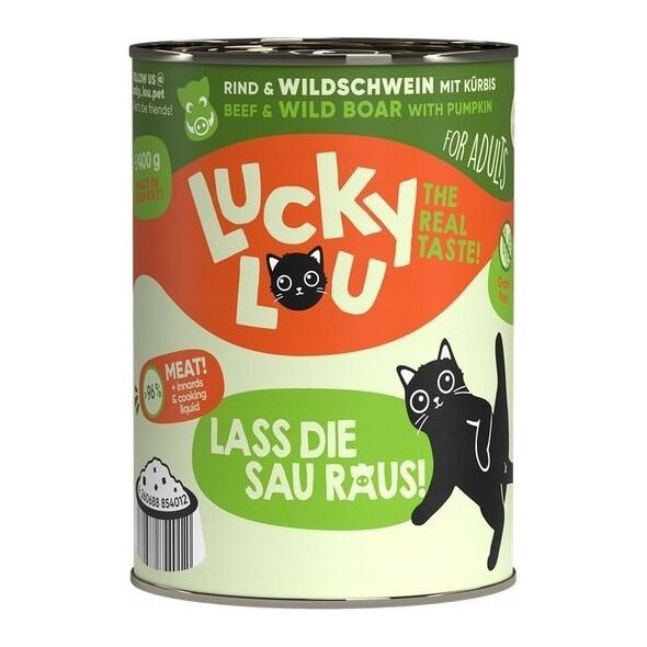 Lucky Lou Lucky Lou Lifestage Adult Wołowina i dzik puszka 400g