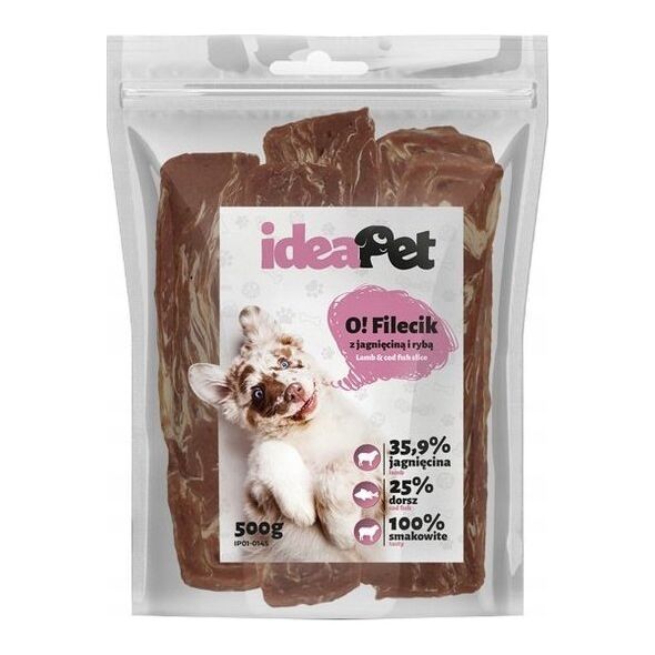IdeaPet IdeaPet Fileciki z jagnięciną i rybą 500g