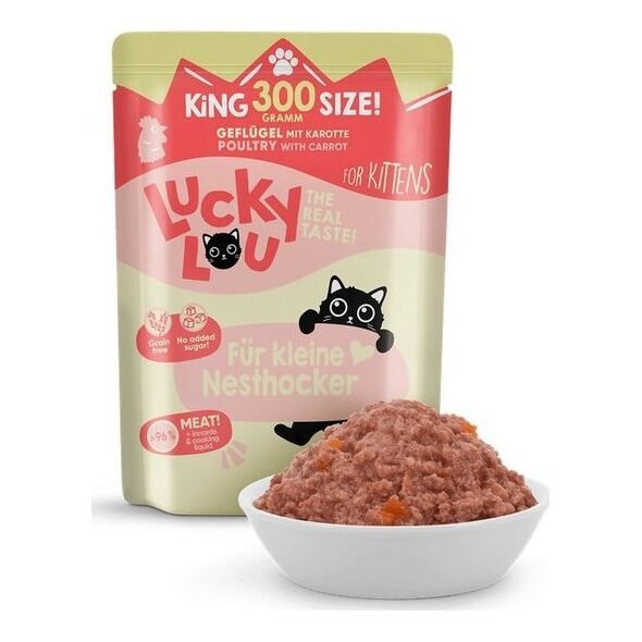 Lucky Lou Lucky Lou Lifestage Kitten Drób saszetka 300g