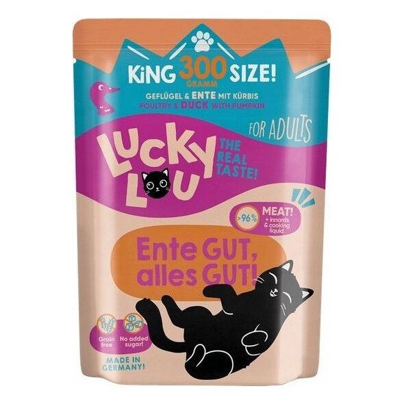 Lucky Lou Lucky Lou Lifestage Adult Drób i kaczka saszetka 300g
