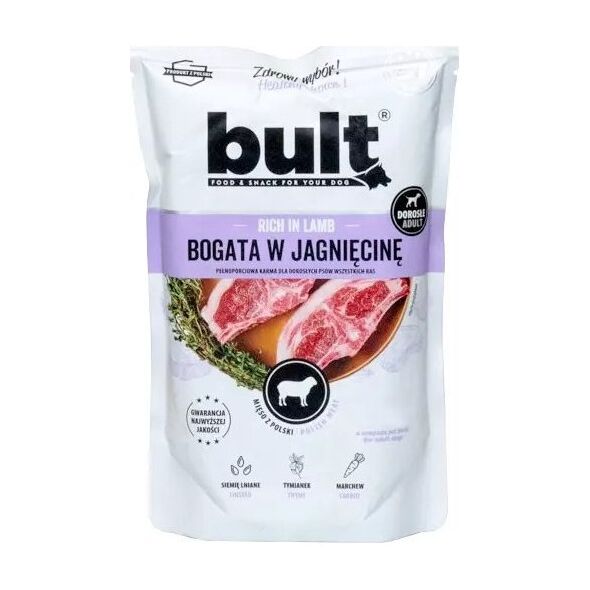 BULT Bult Karma Mokra dla Psa Mielonka z Jagnięciną 500g