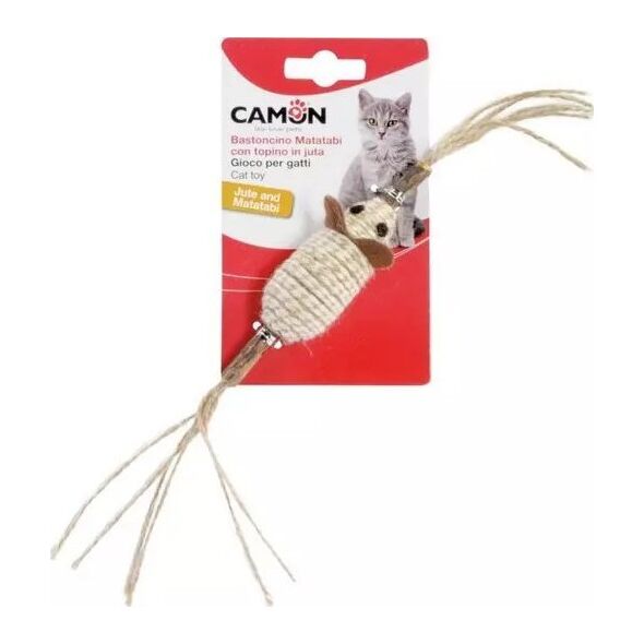 Camon Camon Cat Toy Matatabi Kij z myszą jutową