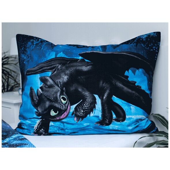 Jerry Fabrics Pościel świecąca w ciemności Jak wytresować Smoka 140x200 Jerry Fabrics