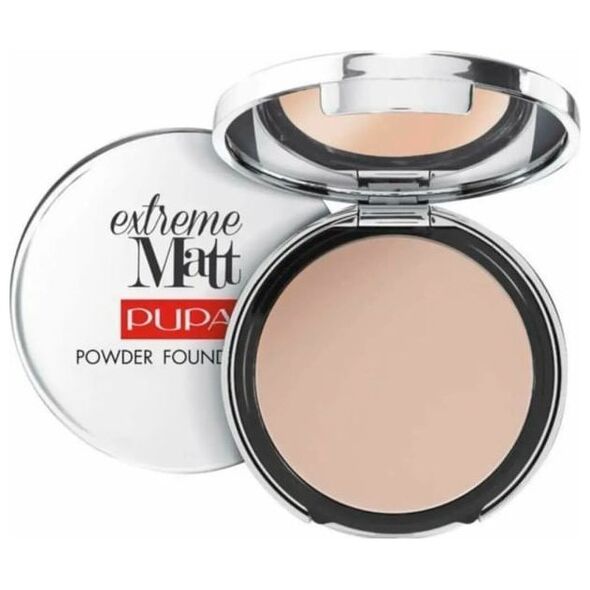 Pupa, Extreme Matt, Oil-Free, Natural Opaque, Compact Foundation, 003, Roses, SPF 20, 11 g For Women