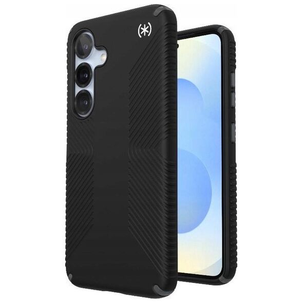 Speck Presidio2 Grip - Etui Samsung Galaxy S25 / S24 (Black/Slate Grey/White)