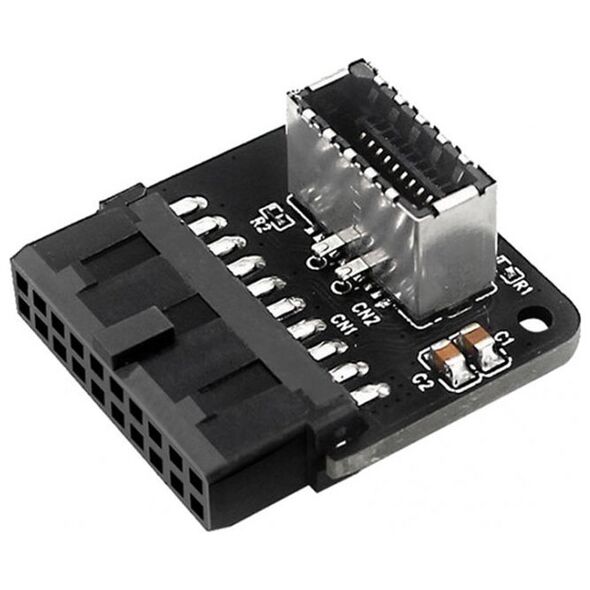 Graugear Graugear Interner 19-pin Stecker (USB 3.0) auf USB 3.1 Type-E 20-pin Key A - 90 Grad 13333968 4260746550238