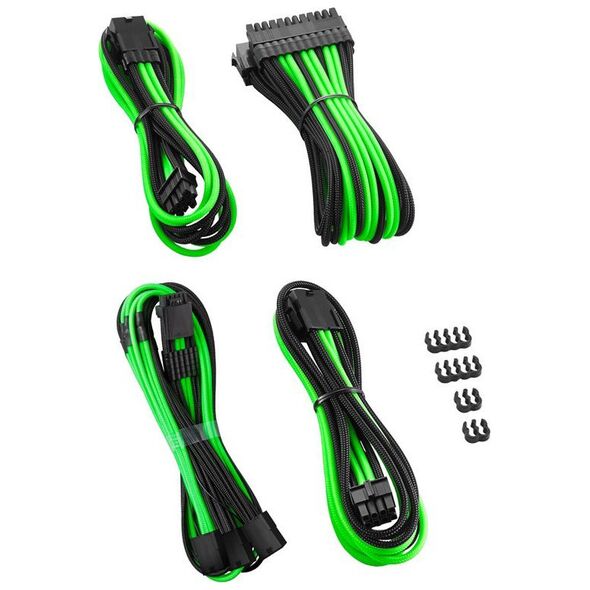 Κιτ επέκτασης καλωδίου CableMod CableMod PRO ModMesh 12VHPWR - μαύρο/ανοιχτό πράσινο 13334514 694365693528