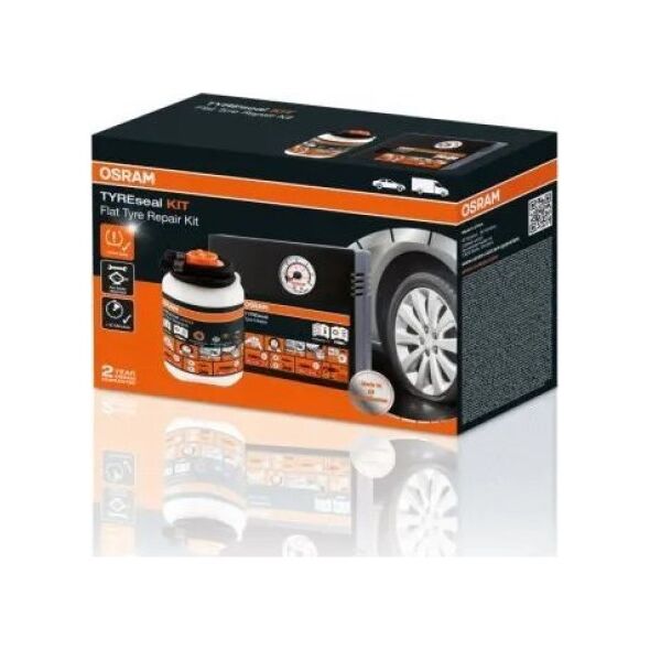 Kompresor samochodowy Osram Osram TYREseal KIT OTSK4 automobilinė elektrinė pompa su padangų sandarikliu
