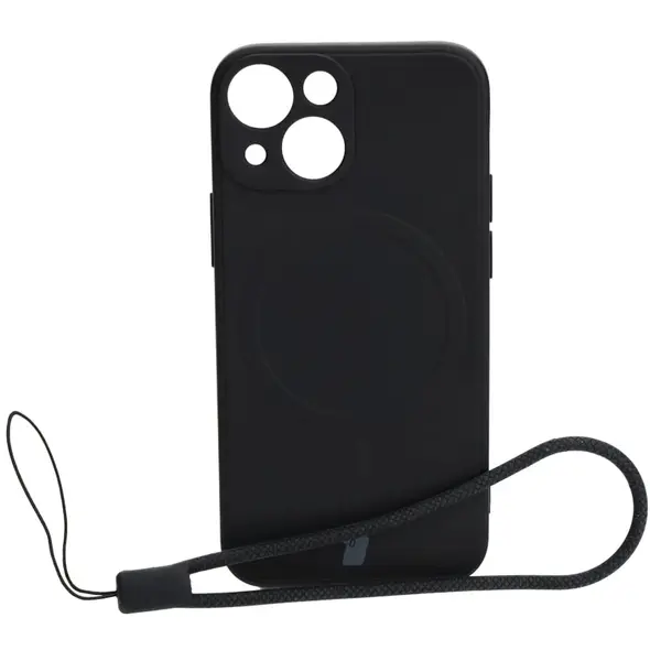 Bizon Case Silicone MagSafe Sq Apple iPhone 13 Mini black