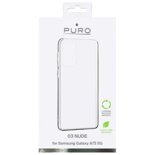 Θήκη Puro PURO 0.3 NUDE για Samsung Galaxy A73, διάφανη / SGA7303NUDETR 13000553 8033830307416