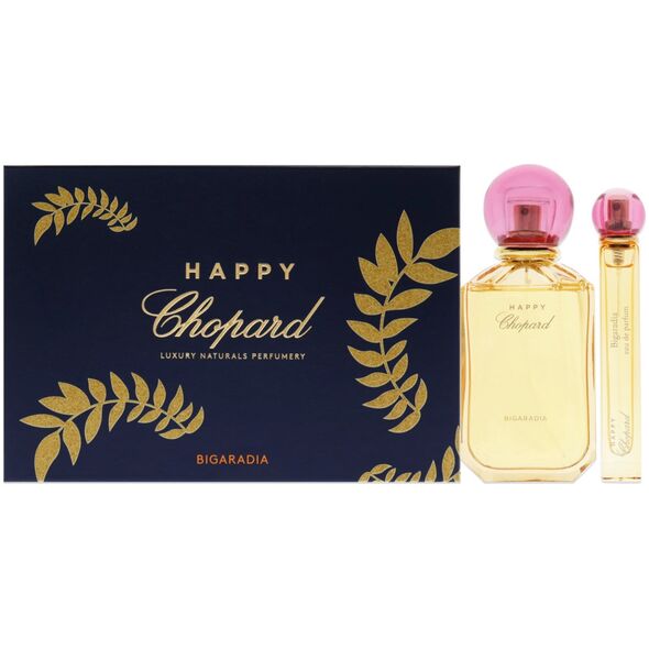 Σετ αρωματοποιίας Chopard Luxury Naturals Chopard: Happy Bigaradia, Eau De Parfum, Γυναικεία, 100 ml + Happy Bigaradia, Eau De Parfum, Γυναικεία, 10 ml + Chopard, Συνθετικό δέρμα, Τσάντα, Πουγκί παντελονιού, Μπλε, Γυναικεία, 2,4 x 9 x 6,2 Για γυναίκες 130