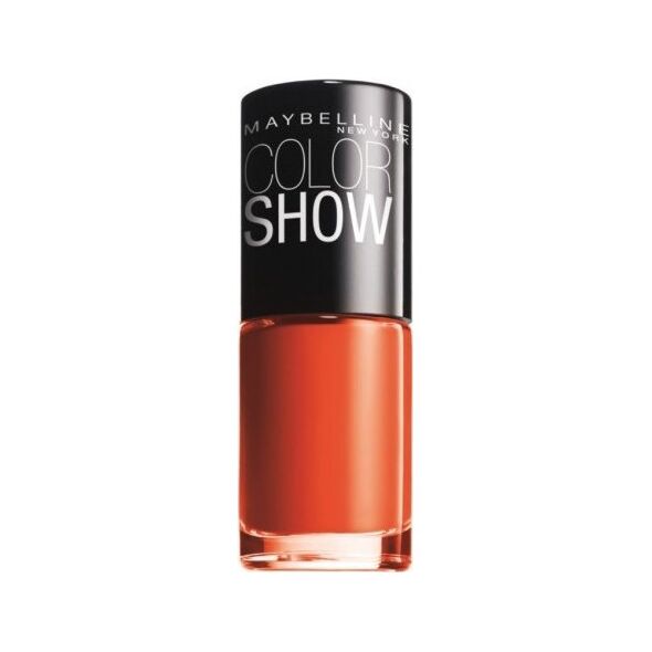 Maybelline  Maybelline, Color Show 60 Seconds, Nail Polish, Nr. 341, Orange Attach, 7 ml For Women