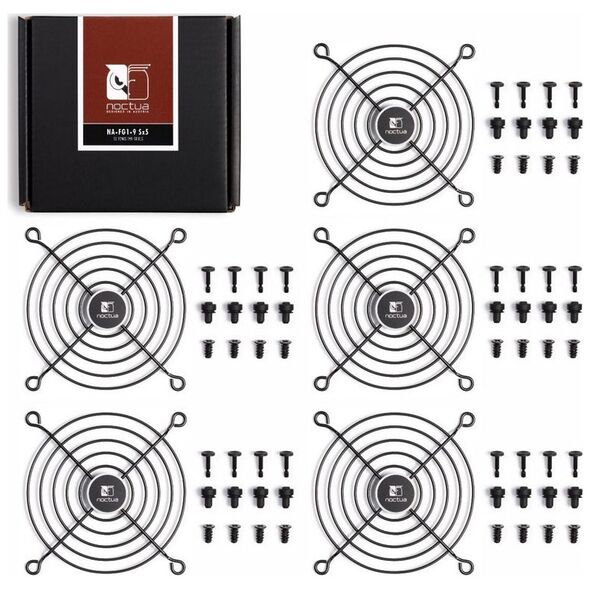 Noctua Noctua NA-FG1-9 Sx5 Lüftergitter 92 mm - μαύρο 13189380 9010018201307