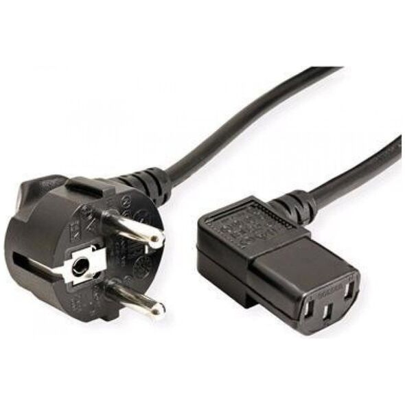 C-Tech καλώδιο C-TECH 220/230V ζεστό, φυσικό, VDE, 2m 13223133 8594125013752