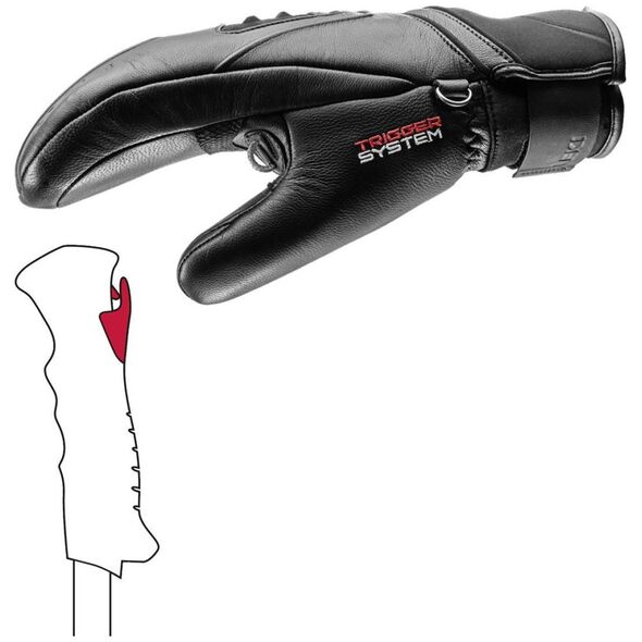 Leki LE RĘK Griffin 3D Women Mitt 7.5 13296813 4028173355617