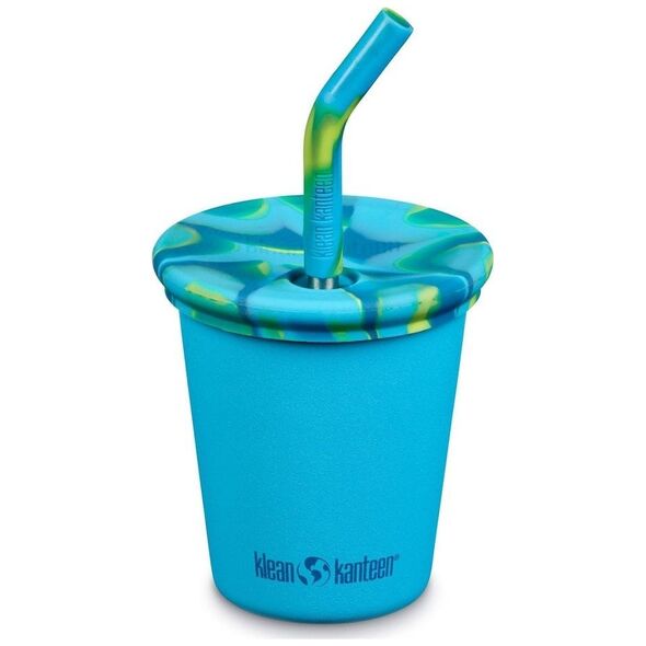 Klean Kanteen Kid Kanteen Kid Steel Cup (Kid Straw Καπάκι), 296ml/10oz, Χαβάης Ωκεανός 13301949 763332073974