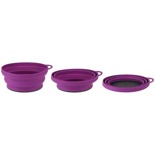 Lifeventure Silicone Ellipse Flexi-Bowl, Μωβ 13302525 5031863755290