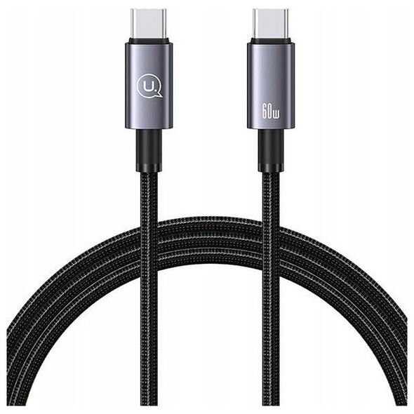 Kabel USB Usams USB-C - USB-C 1.2 m Czarny (USA1058)