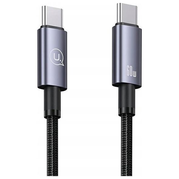 Kabel USB Usams USB-C - USB-C 1.2 m Czarny (USA1058)