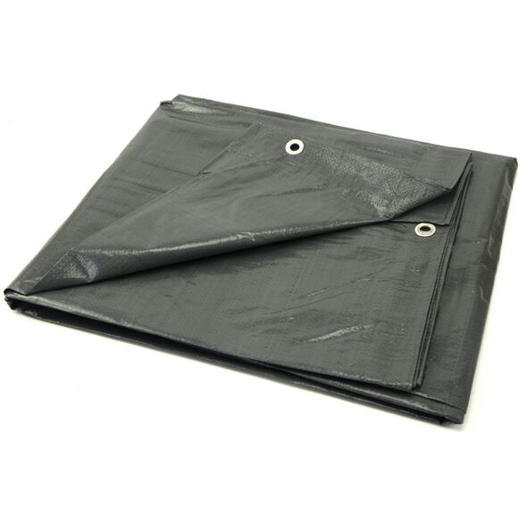 Plandeka Geko Plandeka 5x6m mega gruba/szara120G(4)