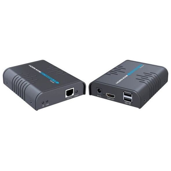 Καλώδιο PremiumCord PREMIUMCORD HDMI KVM επέκτασης USB για 120 μέτρα με ένα καλώδιο Cat5/6, χωρίς σύνδεση 13217703 8592220019242