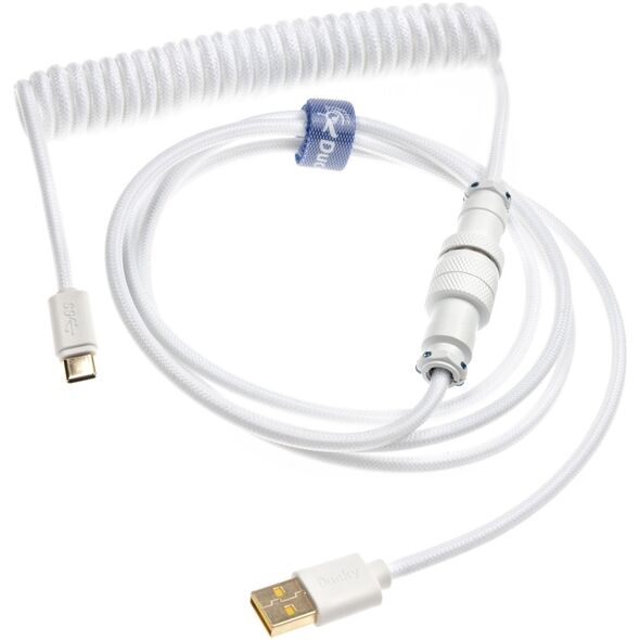 Ducky Ducky Coiled Cable - White Edition 13315443 4711394392379