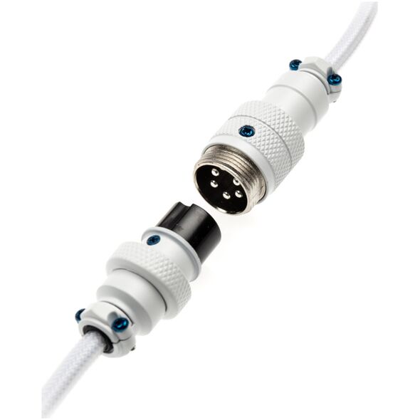 Ducky Ducky Coiled Cable - White Edition 13315443 4711394392379
