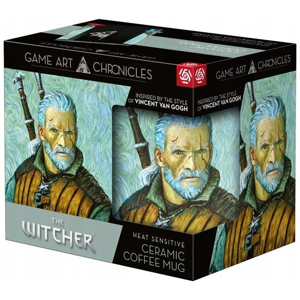 Cenega The Witcher Geralt & Vincent van Gogh miseczka Czarny, Wielobarwny Uniwersalne 1 szt.