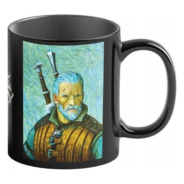 Cenega The Witcher Geralt & Vincent van Gogh miseczka Czarny, Wielobarwny Uniwersalne 1 szt.