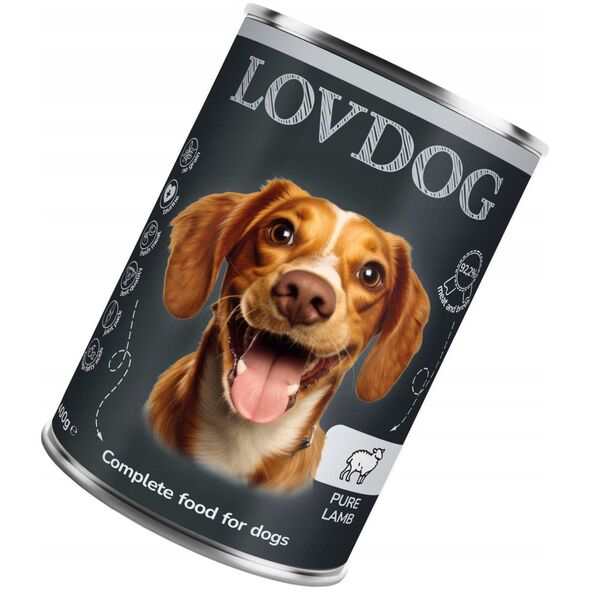 Lovdog Pure Lamb puszka 400g