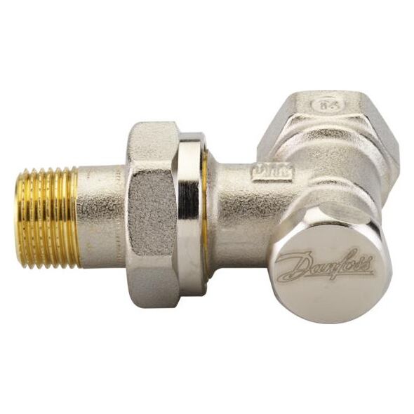 Danfoss Zawór grzejnikowy kątowy 3/4" RLV-S 10 odcinający - 003L0121