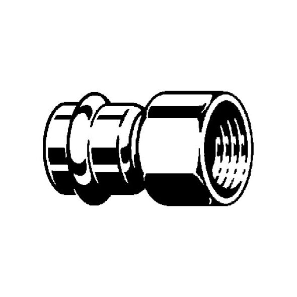 Viega Złączka przejściowa z SC-Contur 22mm x GW 1" stal ocynkowana - 642167