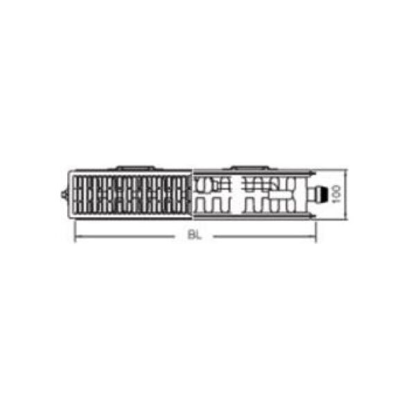 Kermi Grzejnik therm-x2 Plan-V22 605x805mm - PTV220600801R1K